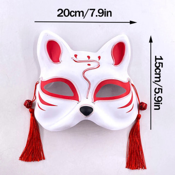 Tassel Bell Light Up Fox Cosplay Mask