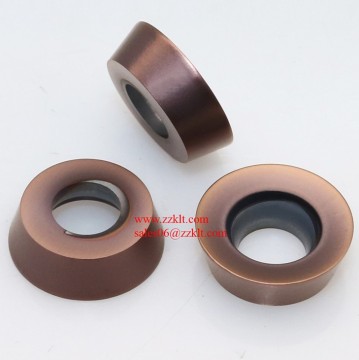 R6 milling inserts RDMT1204MO PVD coating for steel stainless