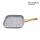 Square Aluminum Die-cast FryPan With Granite Coating