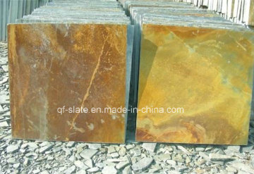 China Yellow Slate Flooring Tiles&Cultural Slate