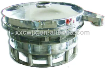 Vibrating separator for flour package