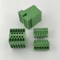 Double layers straight PCB terminal block connector