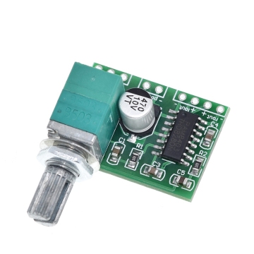TZT PAM8403 Mini 5V Power Amplifier Board - 3W+3W 2-Channels with USB Power Supply