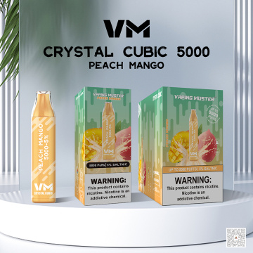 Crystal ลูกบาศก์อิเล็กทรอนิกส์ 5000 พัฟ