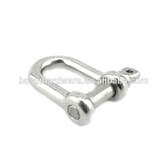 Fashion High Quality Metal 4mm Stainless Steel Mini Dee Shackle