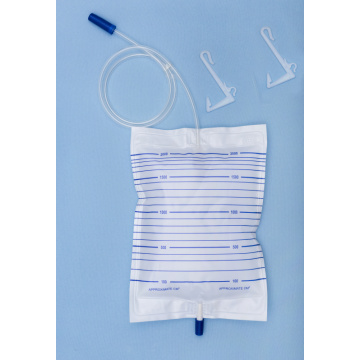 Urine Collection Plastic Bag with Cross Valve