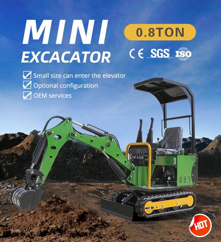 0 8 Ton Mini Excavator