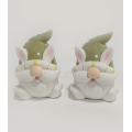 Набор солонки для перца Twin Bunny из смолы