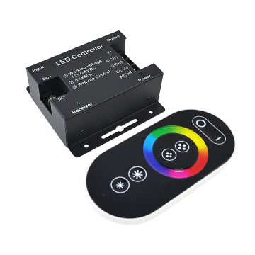 Single Color RF Remote Controller for LED Strip (CCT DC 12V, 18A-30A), Touch Control RGB LED Controller for LED Strip" 

However, if we need to simplify and make it more SEO-friendly, we might consider:

"12V Single Color RF LED Strip Remote Controller (1