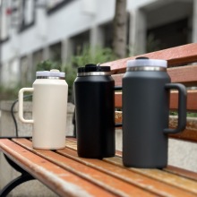 Handle cup capacity car portable thermos