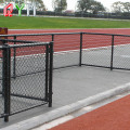 Rantai Link Diamond Wire Mesh Tennis Court Fence