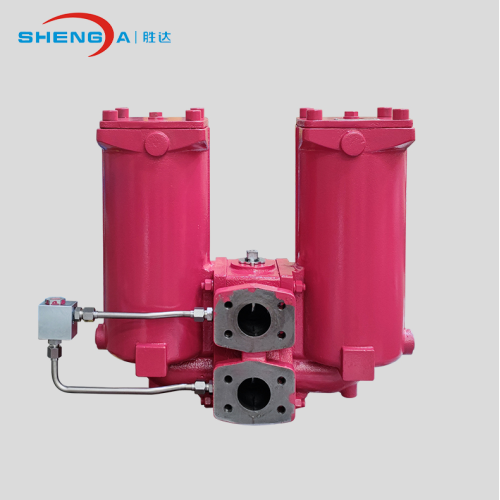 Hydraulic Double Housing Tube Oil Inline Filter