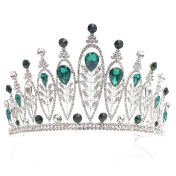 Aleación Big Stone Red Blue Green Pageant Crown