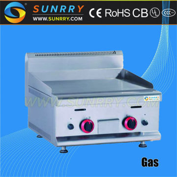 Countertop natural gas griddle with steel flat griddle pan (SY-GR600TB SUNRRY)