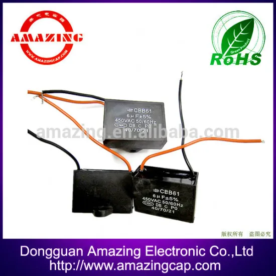 Manufacture custom CBB61 standing fan capacitor 30uF 450VAC