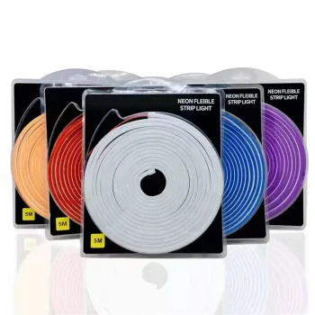 EUMIN 6mm DC12V 5M Flexible Neon Light Strip for DIY Signs