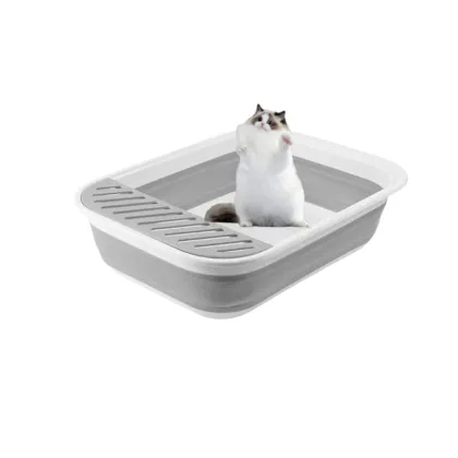 Easy Clean Cat Toilet: Factory Direct Foldable Cat Litter Box