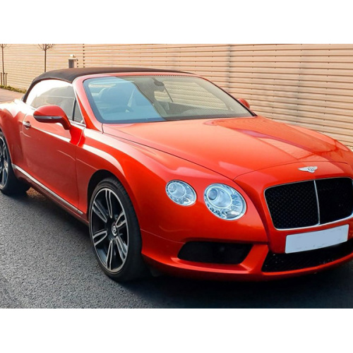 crystal gloss lava orange car vinyl wrap