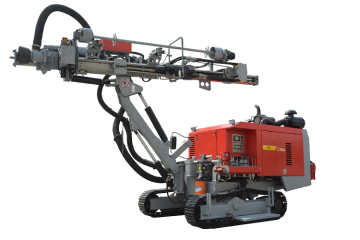 GIA B1C aluminum beam surface mine rod-handing drilling rig