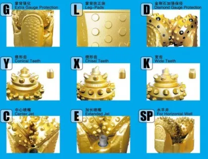 PDC bits and tricone bits
