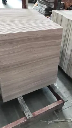 Wholesale Natural Chinese Grey Wood Grain Marble For Home Decoration