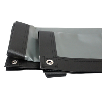 Portable 120 Inch Rear Projection Screen for Outdoor Advertising - 4K Supported Metal Grey