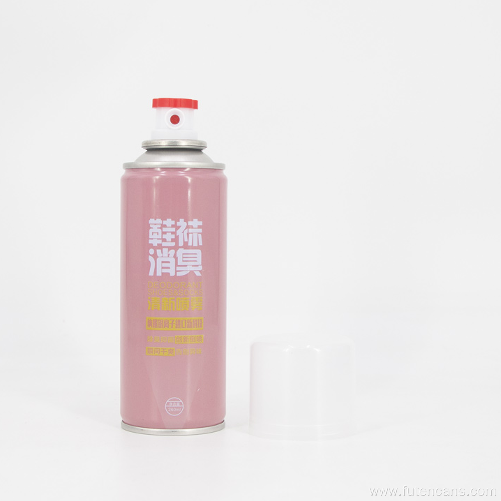 Spray Can for Footwear Deodorant