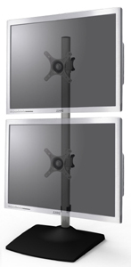 Dual Screen Aluminum Base Desktop Mount for 10-24" Monitor Dlb801