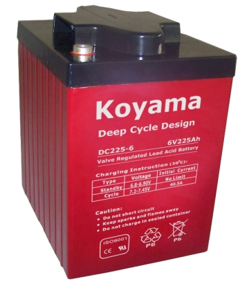 Golf Cart Deep Cycle Batteries-6V225ah