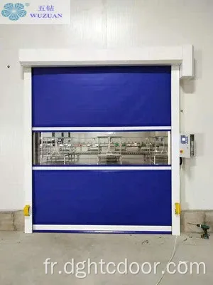 Porte à rouleau rapide industrielle PVC à grande vitesse