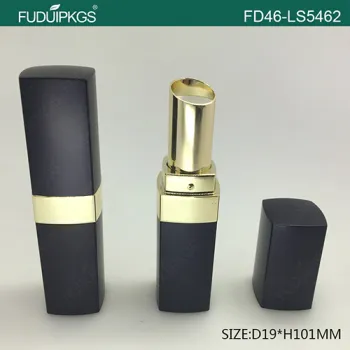 Custom lipstick tube with square shape