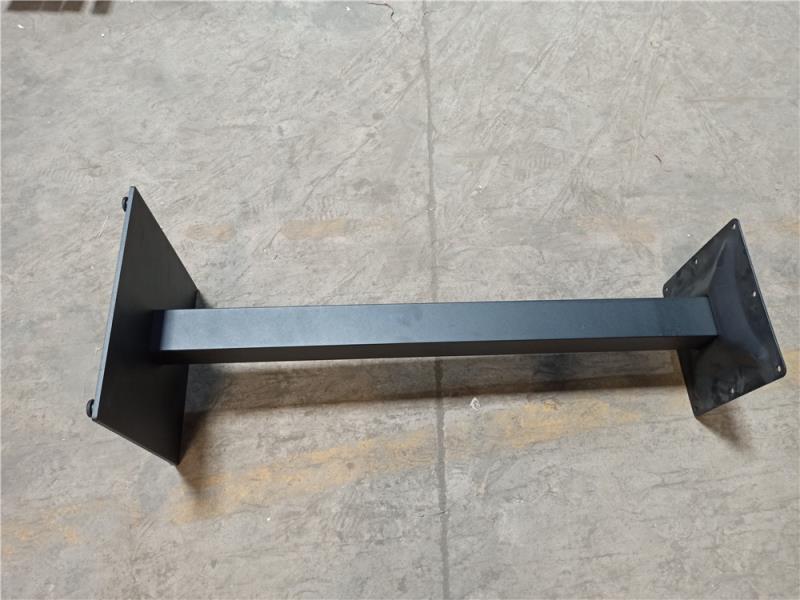 Smt02127 5 400x400xh1080mm Square Steel Plate High Table Base Black