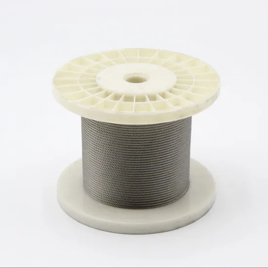 AISI 316 Stainless Steel Wire Rope 7X7 1.2mm