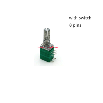 8 Pin RV097NS Double Gang 50K Rotary Potentiometer with Switch
