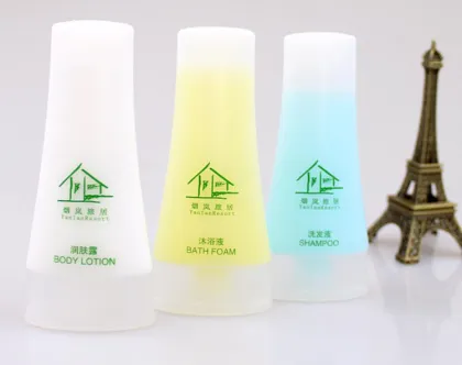 Small bottle hotel shampoo Bath gel