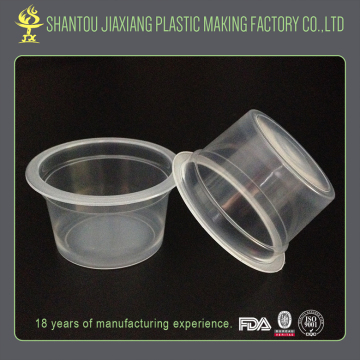 Food grade disposable flat bottom ice cream plastic cup