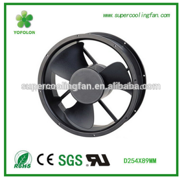 254mm 220v ac Cooling Fan For Motor