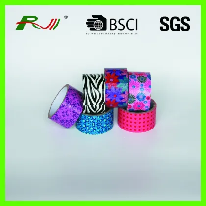 Decorative custom printed duck tape