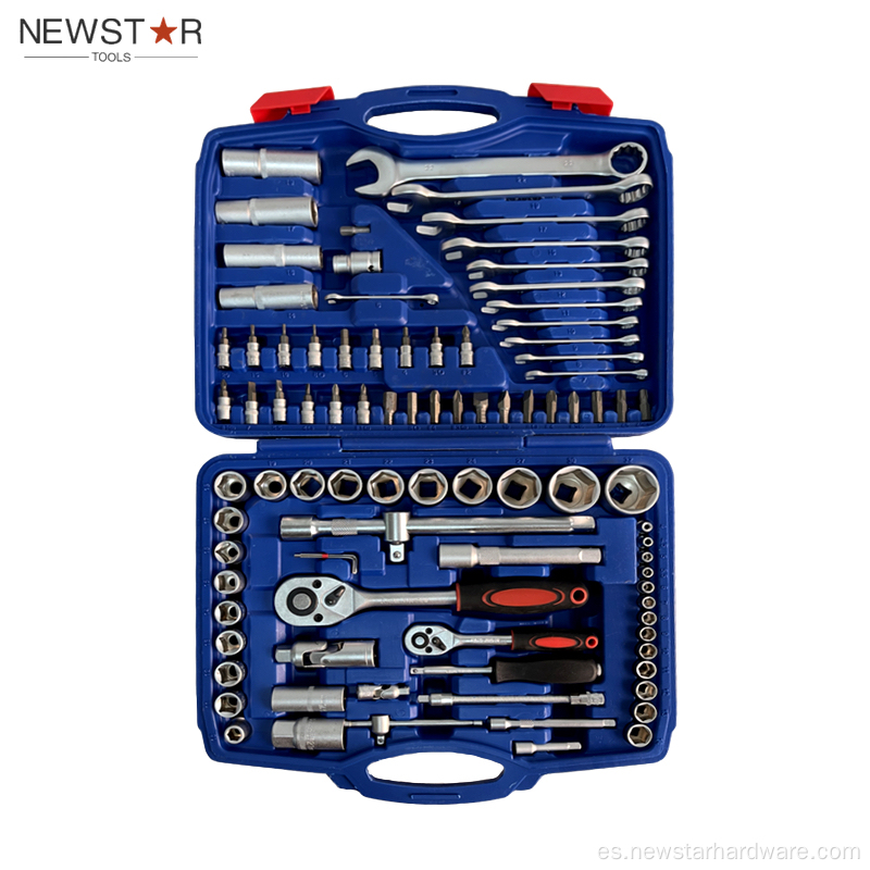 94pcs kits de herramientas manuales herramientas de reparación llave de enchufe