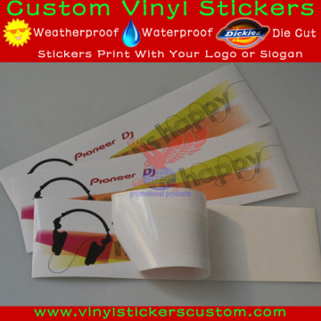 self adhesive vinyl sticker