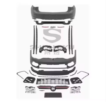 VW Golf 8 to GTi Car Body System: Front & Rear Bumpers, Grille, Side Skirts, Fog Lamps