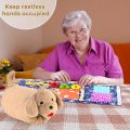 Fidget Blanket Muff Dog for Adults