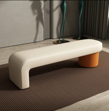Nordic Velvet Shoe Changing Stool for Living Room Sofas and Ottomans