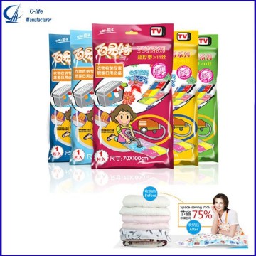 1PC New Vacuum Sealed Compression Travel Storage Space Saver Bag 70 * 100cm