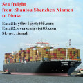 Professional sea freight service from Shantou to Dhaka