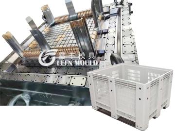 Plastic pallet container mould Plastic pallet box mould