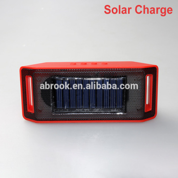 New products 2016 solar power bluetooth speaker portable with fm radio sd usb