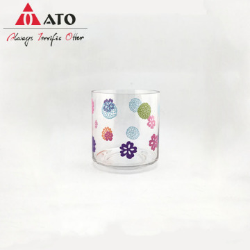 Ato Clear Vase с стеклянной вазой цветочной наклейки