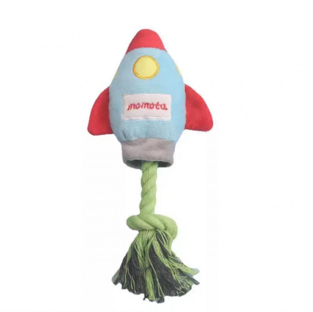 Little Furry Rocket Toy for Dog Pet Dents