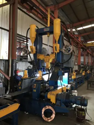 Automatic Integrated h beam welding assembly machine